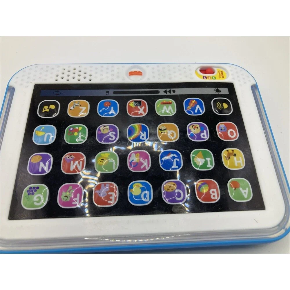 Fisher Price Laugh Learn Smart Stages Tablet Multicolor Learning Toy Works Great